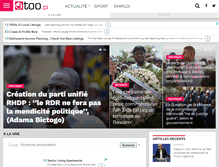 Tablet Screenshot of annuaire.atoo.ci